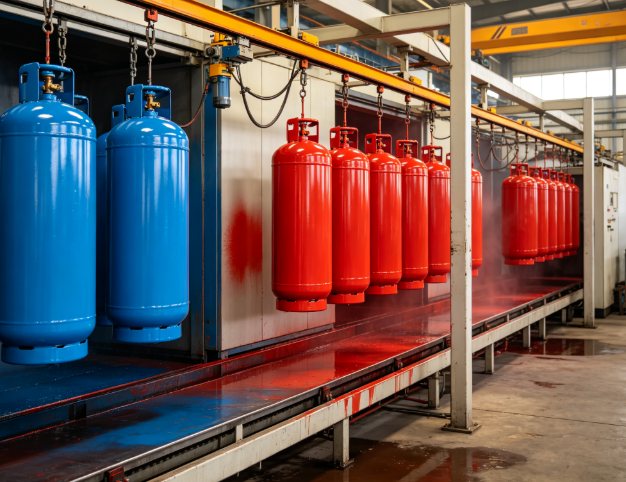 anti-corrosion LPG cylindersalt fog resistant gas bottlehumid climate propane tanklong service life cylinderoutdoor gas storage