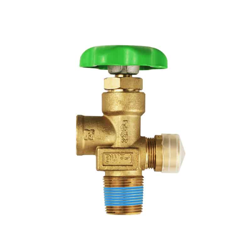 Heavy‑duty forged brass LPG cylinder valve for general‑purpose gas cylinder assembly