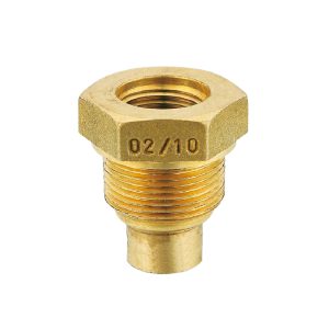 High‑flow forged brass LPG cylinder valve with customized thread specification