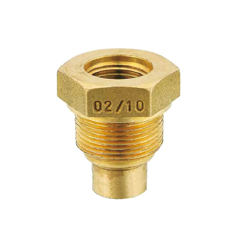 High‑flow forged brass LPG cylinder valve with customized thread specification
