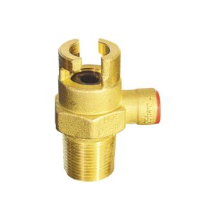 High‑flow safety LPG gas cylinder valve with pressure relief protection